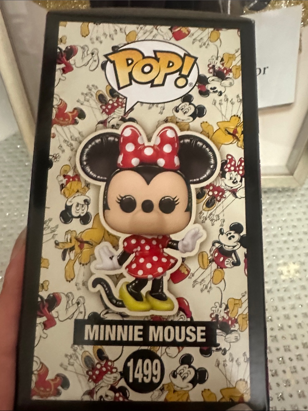 Funko Minnie Mouse Red Polka Dot Dress with Yellow Shoes - Picture 5 of 5